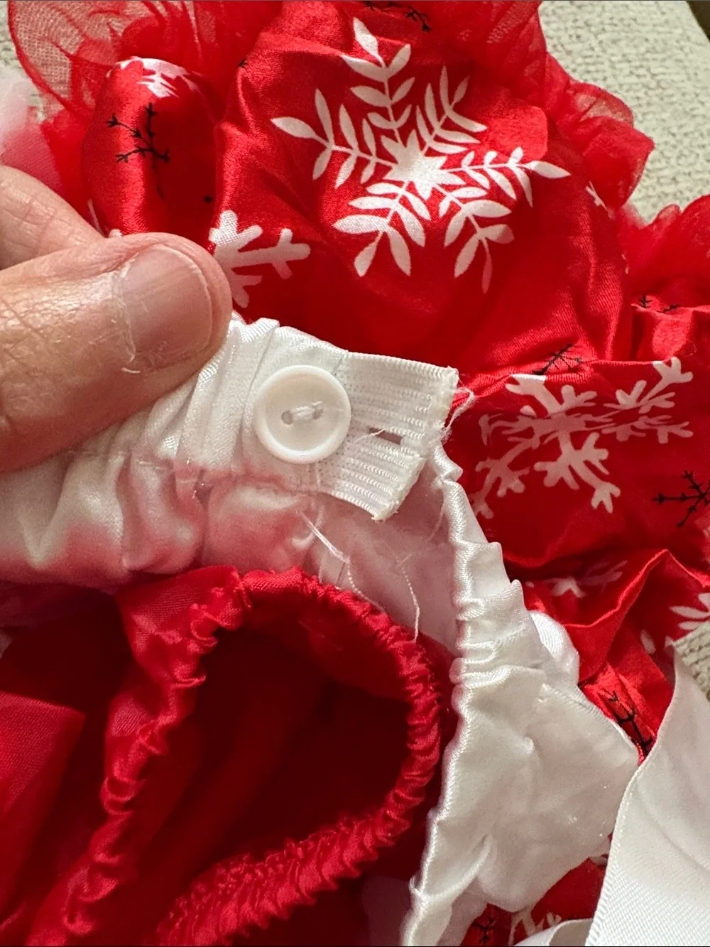 Holiday Reindeer Swearshirt & Red and White Tutu Skirt size 2T